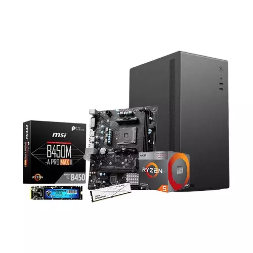 AMD Ryzen 5 3400G Processor Gaming Desktop PC